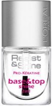 L'Oréal Paris Resist & Shine Pro Keratin Base & Top Shine - 9 ml