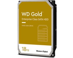 Western Digital WD Gold - Interne Harde Schijf - 18TB - SATA - 7200 RPM