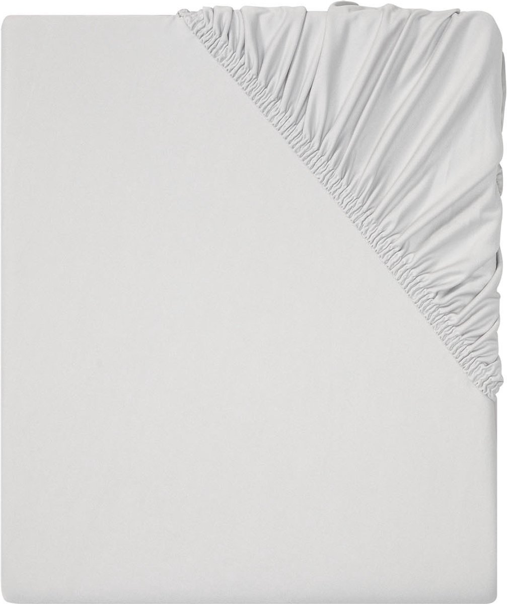 Livarno home Hoeslaken - Lichtgrijs - 180 x 200cm - 100% Katoen