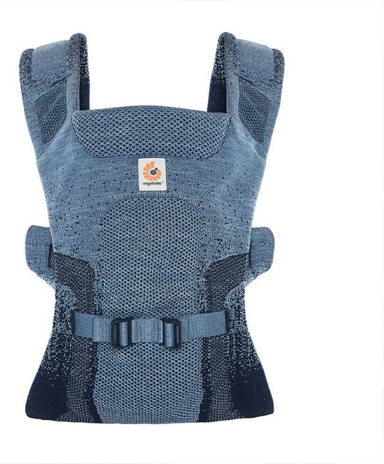 Ergobaby Draagzak Aerloom Ocean Blue - ergonomische draagzak baby vanaf maat 56