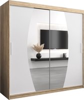 Chêne Sonoma + Wit Mat