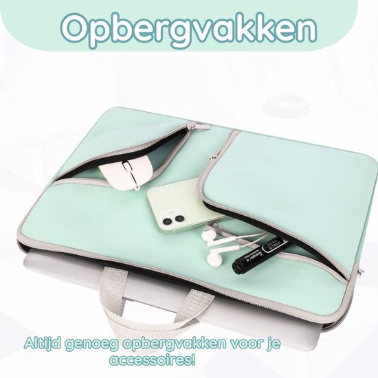 Housse Protection MacBook 13-14 Pouces Housse Anti-choc Ordinateur Portable 13.3-14 Pouces – Tissu Oxford Imperméable | Poche Avant, Compatible MacBook Air/Pro, Dell, HP