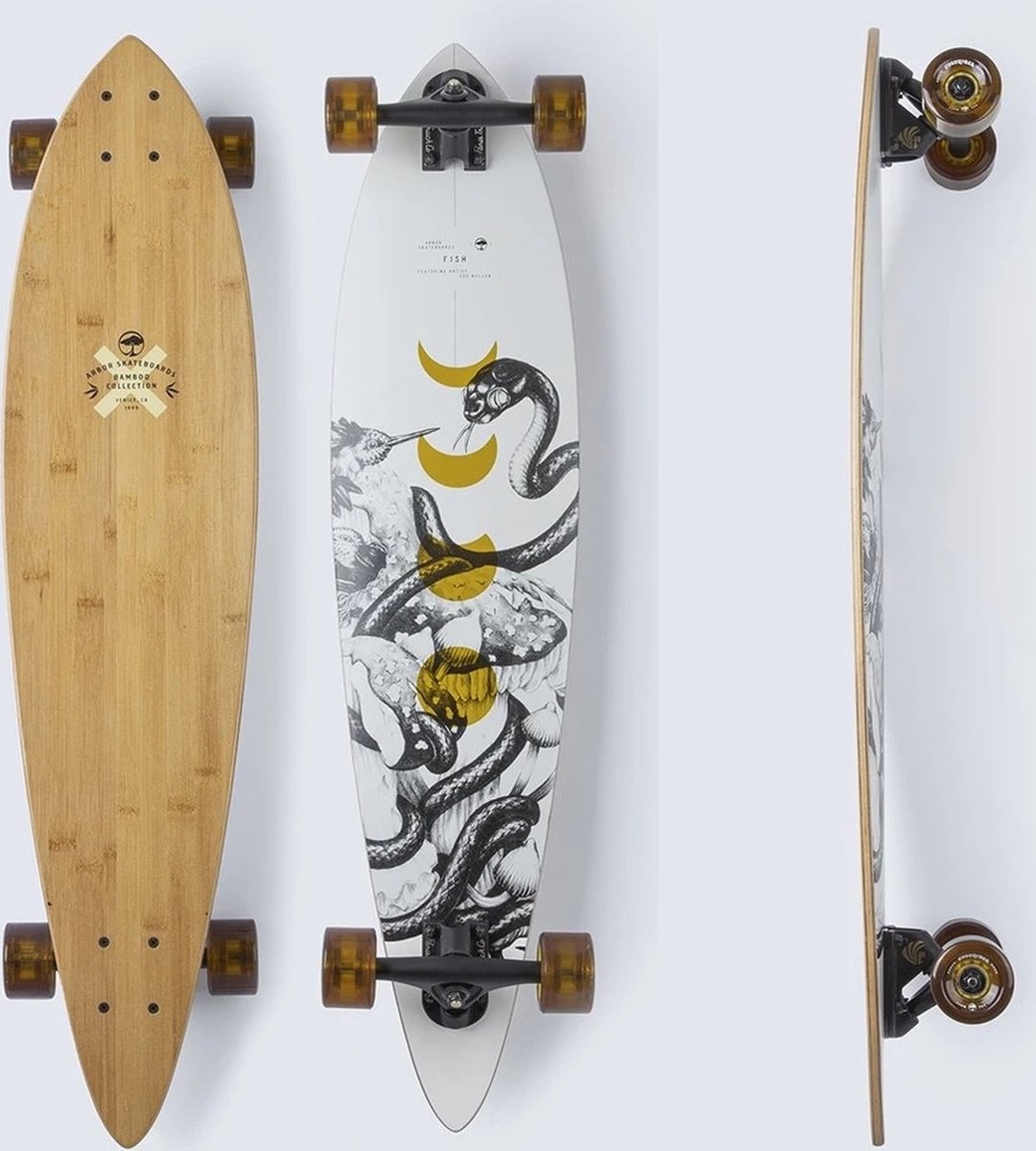 Arbor Bamboo Fish Pintail 37 longboard Arbor Bamboo Fish Pintail 37 longboard