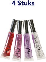 Lipgloss 4 STUKS - Lipgloss voor Meisjes - 4-delig - Kinderen - Glitter - Watershine