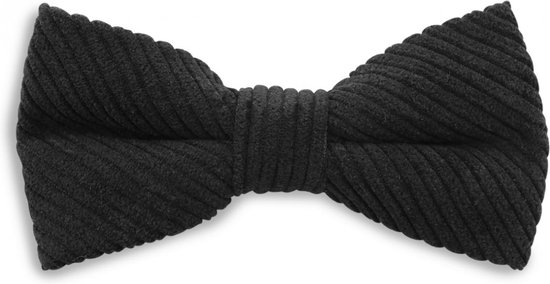 We Love Ties - Strik Ribcord zwart