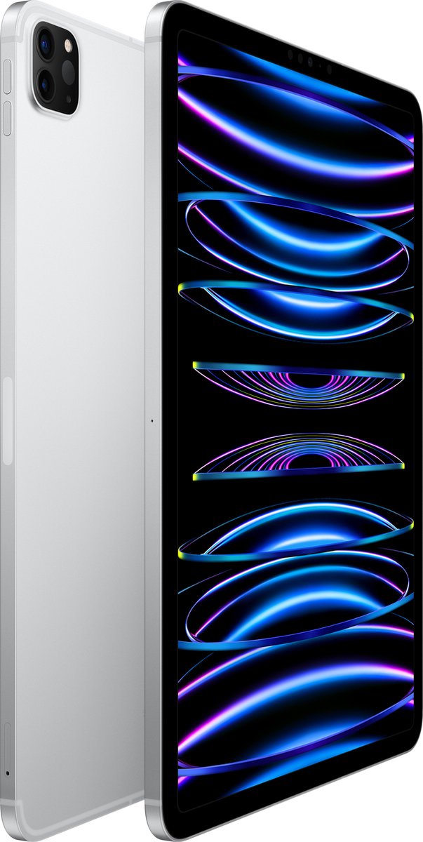 Apple iPad Pro 11 inch 2022 2TB WiFi 6E 5G M2-chip Liquid Retina XDR display zilver - Afbeelding 3