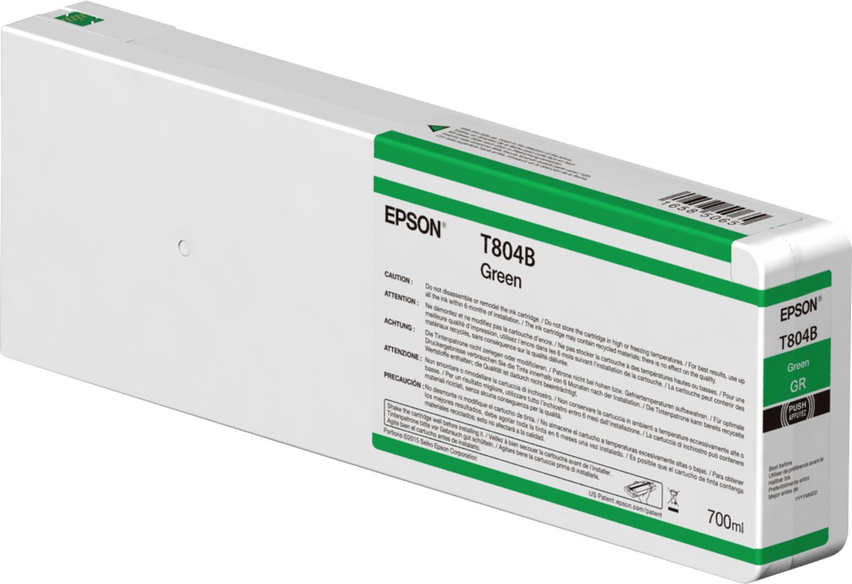 Original Ink Cartridge Epson C13T804B00 Green