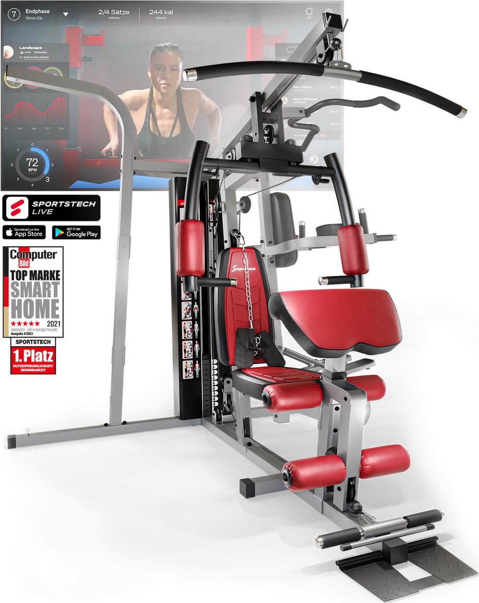 Sportstech Station de Musculation Multifonction Premium 45en1  HGX100/HGX200, Appareil... | bol