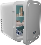 PIXMY - Réfrigérateur de PIXMY de la peau - Contenu 8L - Mini réfrigérateur - Avec miroir et Éclairage LED - Réfrigérateur de soins de la peau - Réfrigérateur de maquillage - PISCF21LED8L