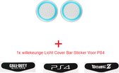 Thumb Grips | Thumb Sticks | Controller Caps | Playstation PS4 PS3 | Xbox One 360 | Set van 2 | Wit/Blauw