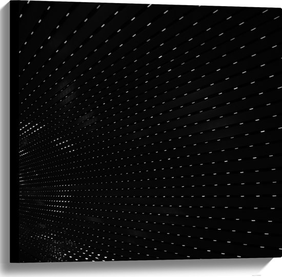 WallClassics - Canvas - Abstract Dots - 60x60 cm Photo sur Toile Peinture (Décoration murale sur Toile)