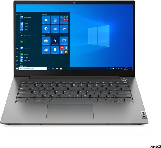 Lenovo ThinkBook 14 G3 ACL AMD Ryzen™ 5 5500U Laptop 35,6 cm (14") Full HD 16 GB DDR4-SDRAM 256 GB SSD Wi-Fi 6 (802.11ax) Windows 11 Pro Engels Grijs