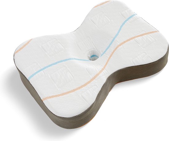 M line Athletic Pillow | Hoofdkussen | Tegen rug- en nekklachten | Maximale ventilatie | Ergonomisch | Anti allergeen | Wasbaar op 60° | - M line