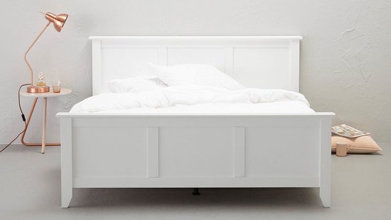 Persoon belast met sportgame Scheiden dictator Beter Bed Select Bed Fontana - 140 x 210 cm - wit | bol.com