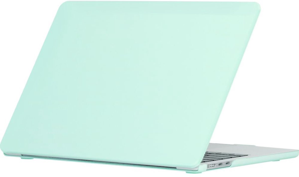 Mobigear Laptophoes geschikt voor Apple MacBook Air 13 Inch (2022-2025) Hoes Hardshell Laptopcover MacBook Case | Mobigear Cream Matte - Groen - Model A2681 / A3113 / A3240