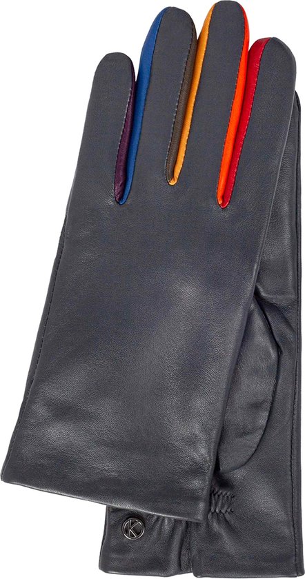 Otto Kessler Unisex Glacé Handschoenen Colors Two Rainbow | Maat 7,5