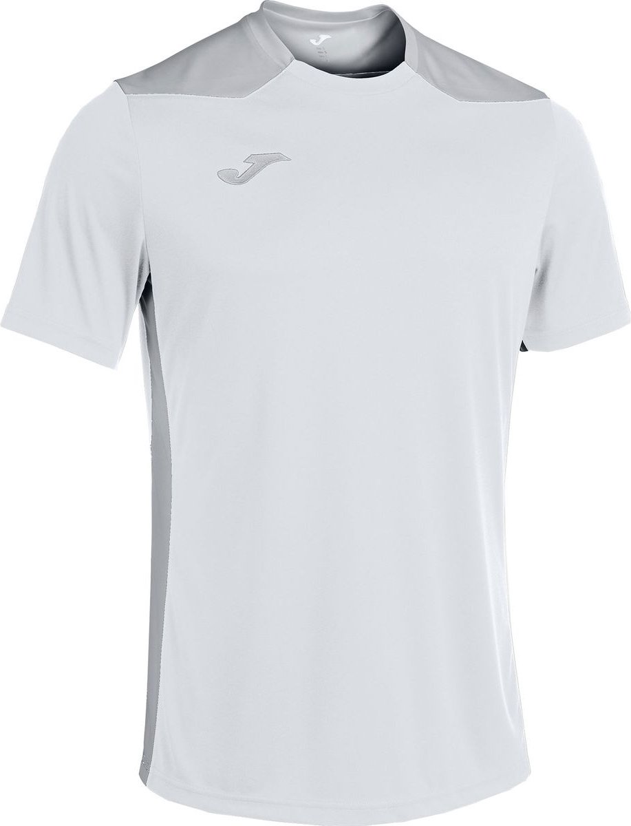 Joma Championship VI Shirt Korte Mouw Dames - Wit / Zilver | Maat: L