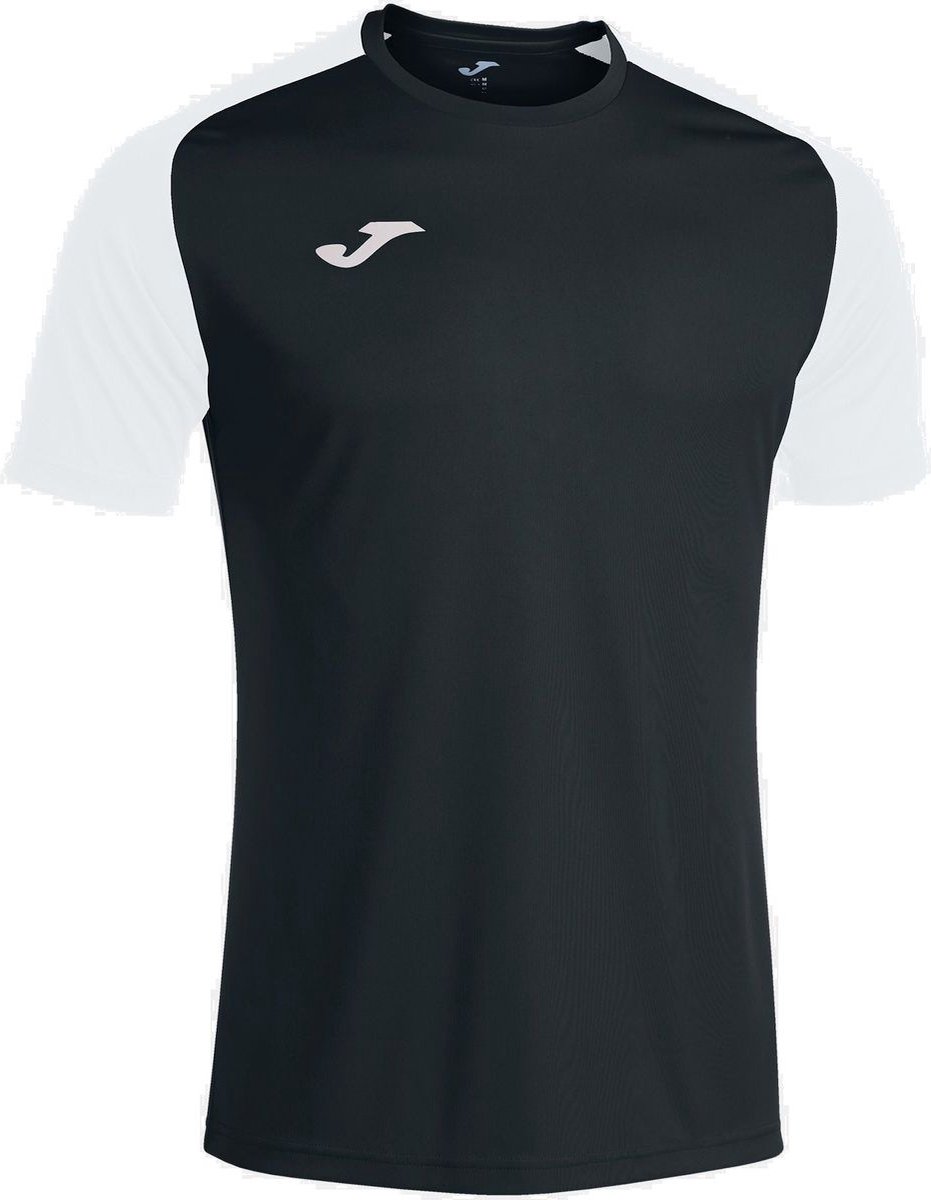 Joma Academy IV Shirt Korte Mouw Heren - Zwart / Wit | Maat: 2XL-3XL