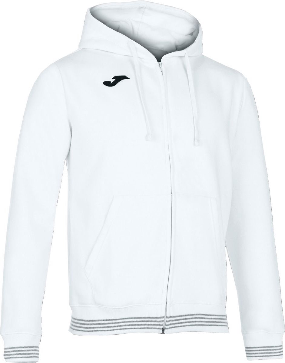 Joma Campus III Jas Met Kap Kinderen - Wit | Maat: 140