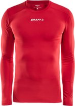 Craft Pro Control Compression Long Sleeve 1906856 - Bright Red - XS