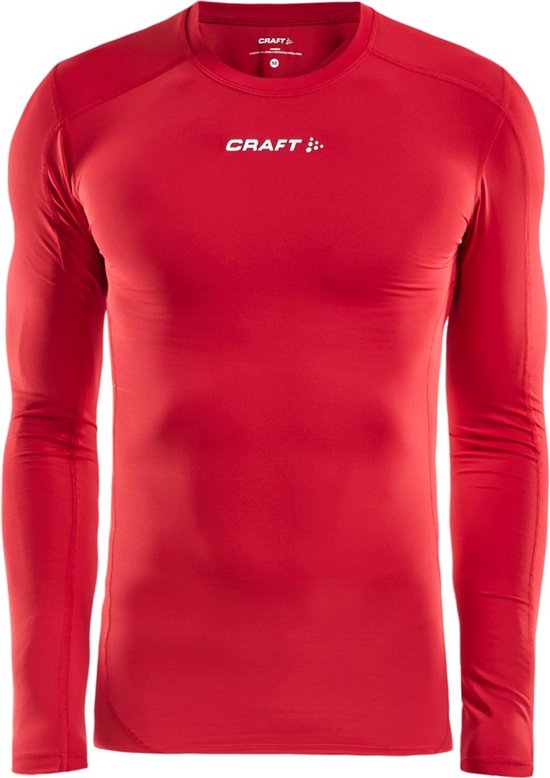 Craft Pro Control Compression Shirt Manches Longues - Rouge | Taille: XS