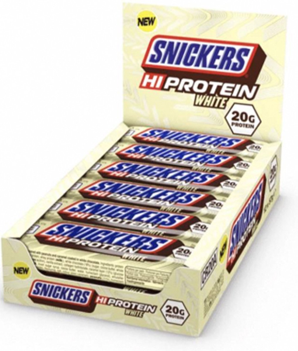 Snickers High Protein White Bar (12x57g) White Chocolate