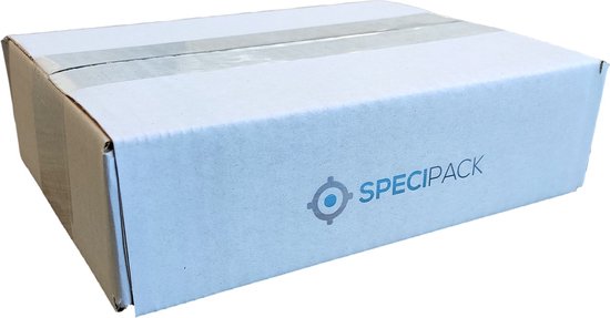 Specipack Breekbaar Tape Oranje / Zwart verpakking van 6 stuks PP Acryl - Specipack