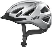 Fietshelm ABUS URBAN-I 3.0 signal silver L - 56-61 cm - zilver - Geschikt voor gebruik op elektrische fietsen - stadsfietsen - 300 g