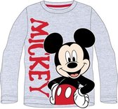 Mickey Mouse longsleeve shirt grijs maat 98