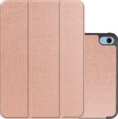 Hoesje Geschikt voor iPad 2022 Hoesje Case Hard Cover Hoes Book Case - Rosé goud