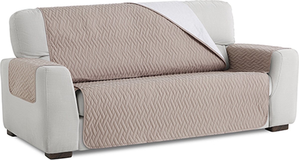 Bankbeschermer Waterproof 110cm breed Linnen - Stevig gevoerde en waterbestendige Belmarti® bank beschermer