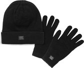 Heatkeeper muts/handschoenen pack - Zwart - Heren - L/XL - Thermo -