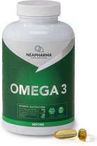 Neapharma Omega 3 - Zuivere visolie - 180 capsules - makkelijk verteerbaar - nieuwste formule (2023) voor optimale opname & vertering
