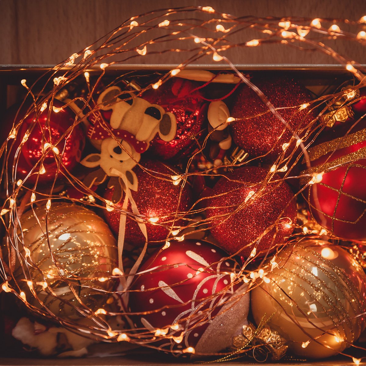 Kerstverlichting op batterij, 6 stuks, 2 meter 20 LEDs, Warm Wit, Lichtsnoer type Nano Koperdraad, Kerstboomverlichting, Inclusief CR2032 batterijen, Lichtslinger geschikt voor binnen, kerstverlichting led – foto 8
