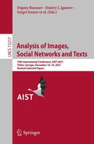 Lecture Notes in Computer Science 13217 - Analysis of Images, Social Networks and Texts