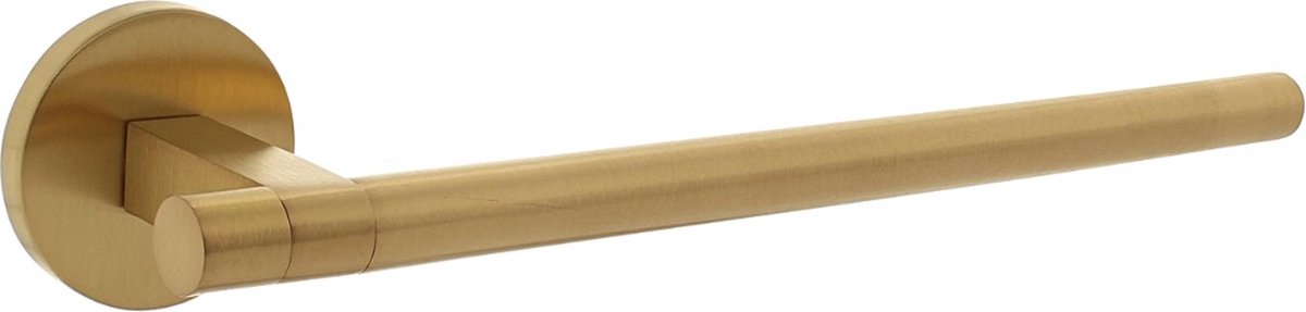 Intersteel Deurkruk Shiraat Grand&Johnson op rozet éénzijdig verdekt rechts ø55x8mm PVD messing mat