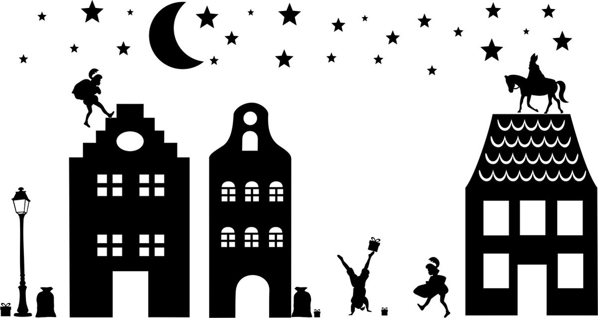 Raamstickers vlinders silhouet raamfolie van statische vinyl