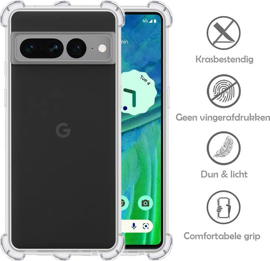 Coque Google Pixel 7 Pro Coque Transparente Antichoc - Coque Google Pixel 7 Pro Galaxy Antichoc Bumper - 2 Pièces