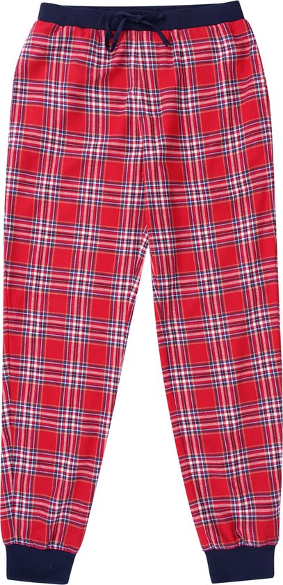 La-V  flanel joggingbroek heren Rood M