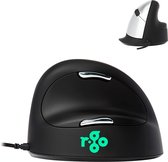 R-Go Tools R-Go HE Break Mouse, Ergonomische muis, Anti-RSI software, Groot (Handlengte boven 185mm), Rechtshandig, Bedraad