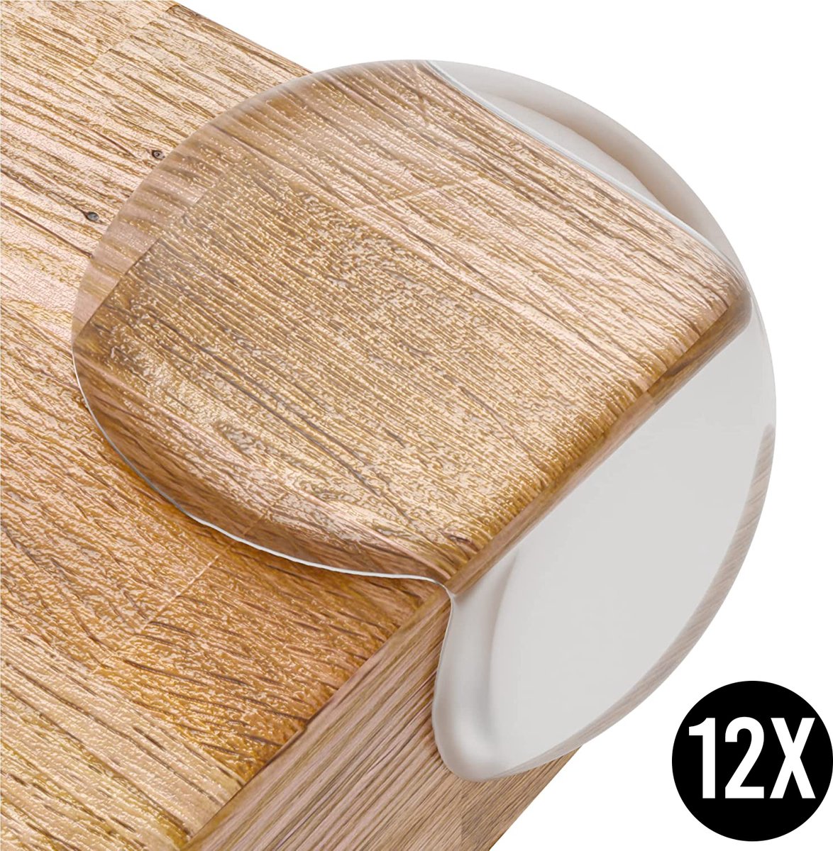 Hoekbeschermers 12 stuks Tafel Hoekbeschermer Baby - Transparant Ronde Vorm