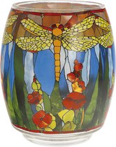 Goebel - Louis Comfort Tiffany | Windlicht Libelle | Glas - 13cm