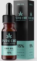 Pure CBD olie full spectrum 15% 1500mg - Swiss Quality - cannabis olie - spierpijn - depressie - burnout -slaap – gezondheid
