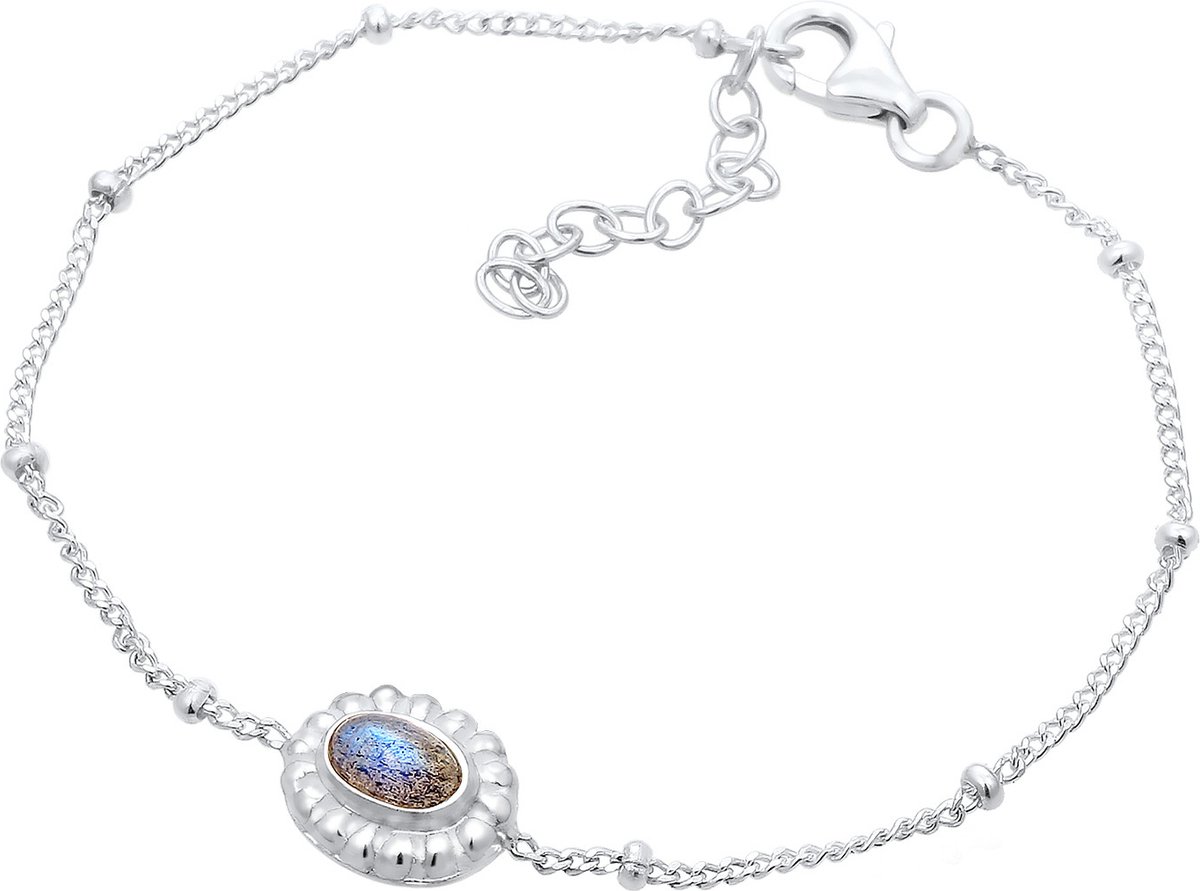 Elli Earrings Ladies Ear Hanger Chain Circle Rod Geo Basic in 925 Sterling Silver