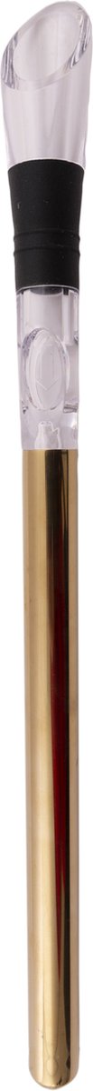 Point-Virgule - Wijnkoelstick - RVS & acryl - Goud - 31.5cm