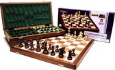 Cassette d'échecs Tournament Incrusté - Champ 50 mm, Hauteur roi 90 mm