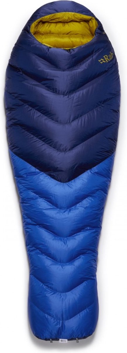 Rab Neutrino 400 wide left zip QSM-90 Nightfall Blue