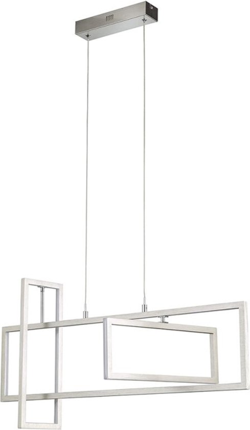 Frame LED Hanglamp - Draaibaar warm wit licht - In hoogte verstelbaar - Vierkant