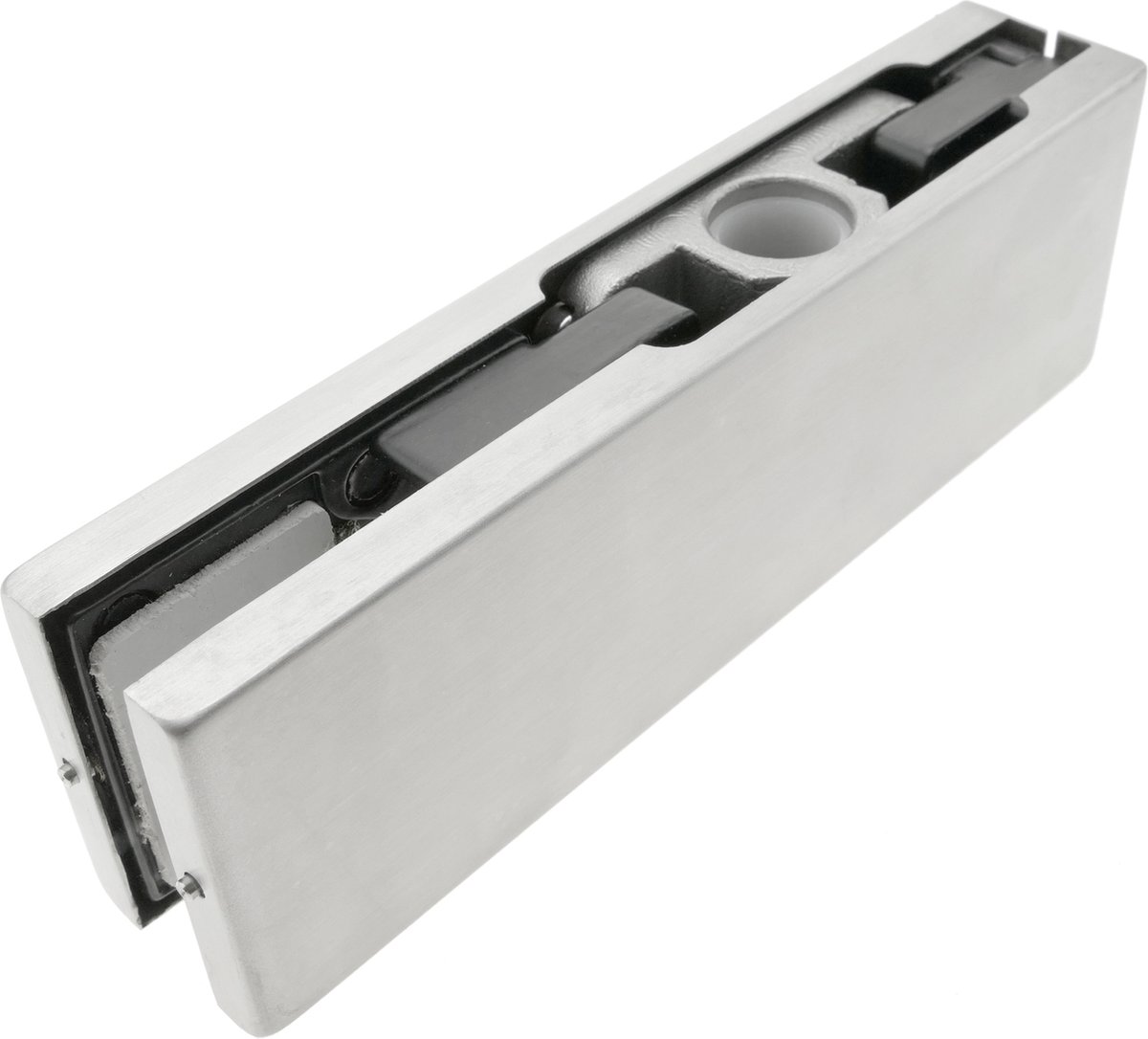 PrimeMatik - Pernio en aluminium bovenscharnier voor glazen deur voor vloerdeursluiters