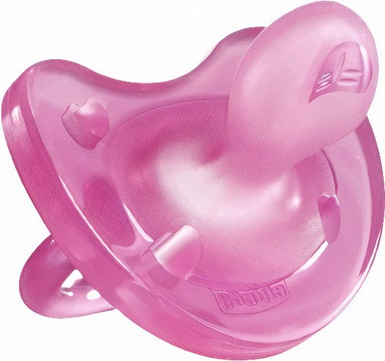Chicco Physio souple Sucette Silicone Rose 0-6m + 1 unités | bol